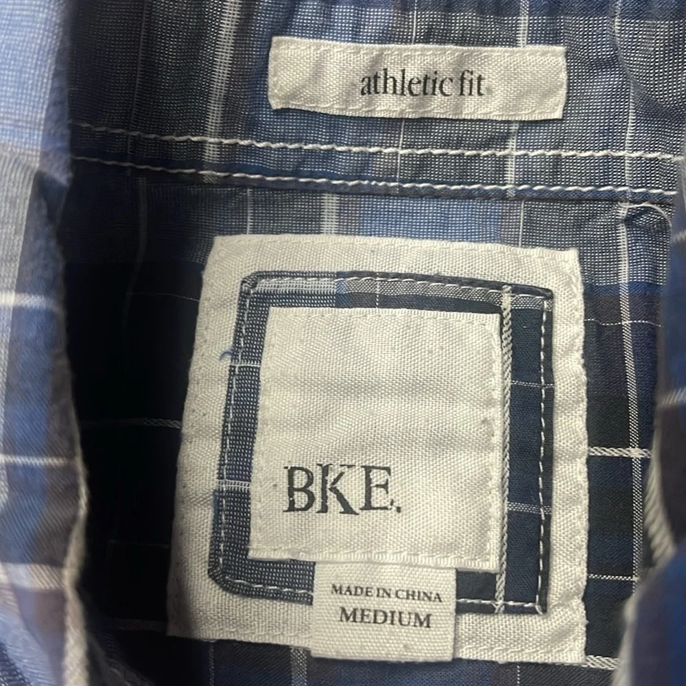 BKE 2pc slim fit pearl snap mens med - Picture 6 of 15
